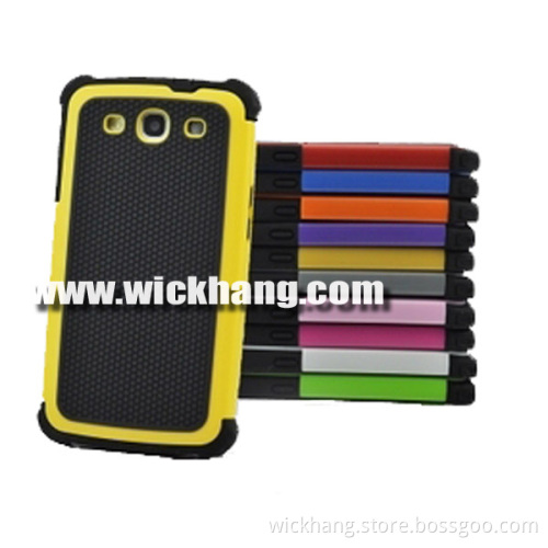 Hybrid Rugged Rubber Matte Hard Case for Samsung Galaxy S3 I9300